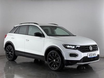 White Used 2021 VW T-Roc Black Edition SUV | £17,650 (Fair price)