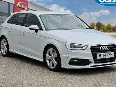 Used Audi A3 Sportback S-Line 105 HP (77 kW) 2013 White Hatchback