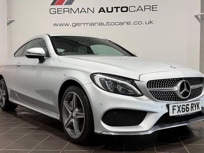 Used Mercedes C250 AMG line 204 HP (150 kW) 2016 Silver Coupe