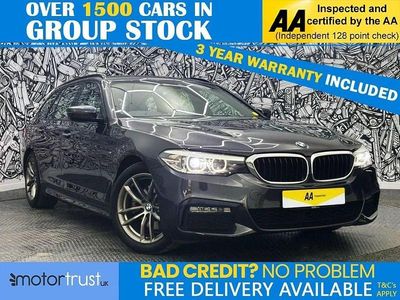 Grey Used 2018 BMW 520 M Sport Estate | £17,000 (Fair price)