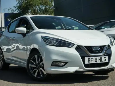 Used Nissan Micra Acenta Limited Edition 71 HP (52 kW) 2018 White Hatchback