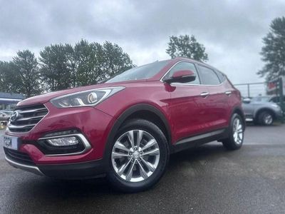 Used Hyundai Santa Fe Premium 197 HP (144 kW) 2017 Red SUV