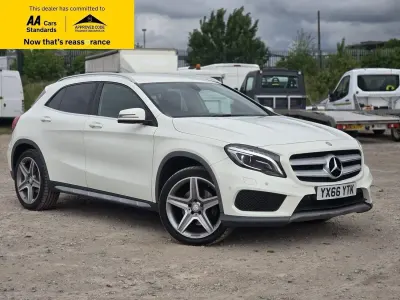 Begagnad Mercedes GLA220 AMG line 177 HK (130 kW) 2016 Vit SUV