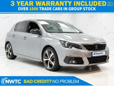Used Peugeot 308 GT-line 130 HP (95 kW) 2018 Grey Hatchback