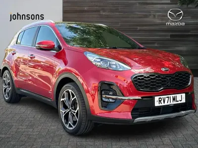 Used Kia Sportage GT-Line S 136 HP (100 kW) 2021 Red SUV