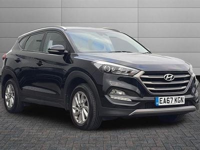 Phantom black Used 2017 Hyundai Tucson SE SUV | £11,295 (Fair price)