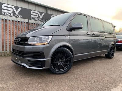used VW Transporter T6 T32 TDI 150PS DSG LWB 9 SEAT EURO 6 GREY **1 OWNER**SUPERB SPEC**LOOKS AWESOME**