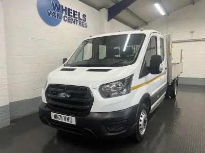 Used Ford Transit 130 HP (95 kW) 2021 White Cabriolet