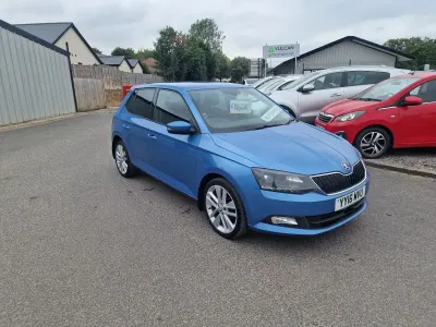 Used Skoda Fabia SE L 2016 Blue Hatchback