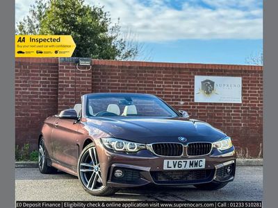 used BMW 420 4 Series Convertible d [190] M Sport 2dr Auto [Professional Media]