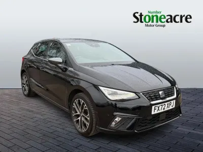 Used Seat Ibiza XCELLENCE Lux 108 HP (79 kW) 2022 Black Hatchback