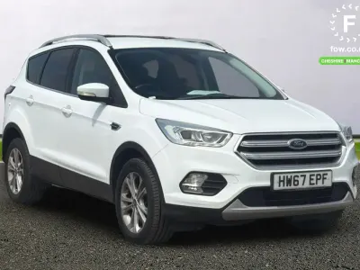 Used Ford Kuga Titanium 150 HP (110 kW) 2017 White SUV