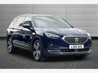 Usado Seat Tarraco 4Drive 190 CV (139 kW) 2019 Azul SUV