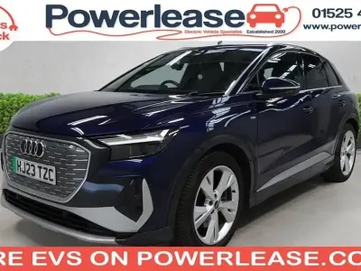 Second-hand Audi Q4 e-tron S-Line 150 kW (204 CP) 2023 Albastru SUV