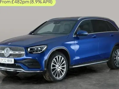 Used Mercedes GLC220 AMG line 194 HP (142 kW) 2022 Blue SUV