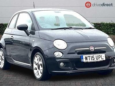 Black Used 2015 Fiat 500 S Hatchback | £4,458 (Fair price)