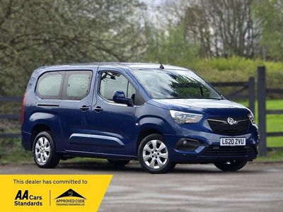 Used Vauxhall Combo S 110 HP (80 kW) 2020 Blue MPV