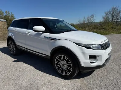 Used Land Rover Range Rover evoque Prestige 2011 White Estate