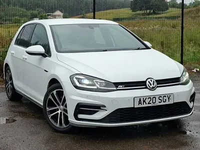 Used VW Golf VII R-line Edition 150 HP (110 kW) 2020 White Hatchback