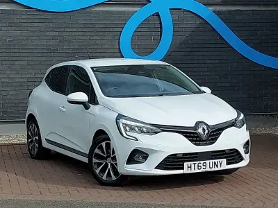 Gebraucht Renault Clio V Iconic 100 PS (73 kW) 2020 Weiß Kleinwagen