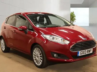 Used Ford Fiesta Titanium 2013 Red Hatchback