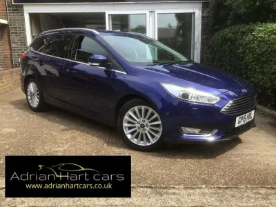 Used Ford Focus Titanium X 182 HP (133 kW) 2015 Blue Estate