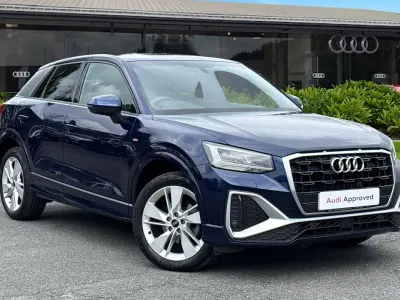 Used Audi Q2 S-Line 110 HP (80 kW) 2023 Blue SUV