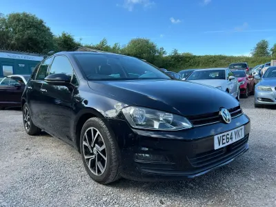Used VW Golf VII Match 105 HP (77 kW) 2015 Black Hatchback
