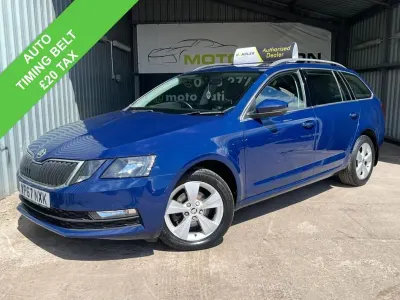 Used Skoda Octavia SE Technology 115 HP (84 kW) 2017 Blue Estate