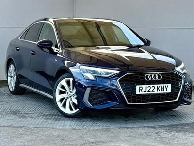 Used Audi A3 S-Line 150 HP (110 kW) 2022 Blue Sedan