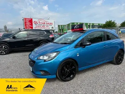 Used Vauxhall Corsa Edition 75 HP (55 kW) 2017 Blue Hatchback