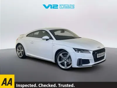 Used Audi TT Black Edition 245 HP (180 kW) 2019 White Coupe