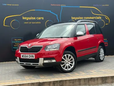 Used Skoda Yeti SE 140 HP (102 kW) 2014 Red SUV