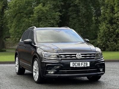 Black Used 2018 VW Tiguan R-line SUV | £14,995 (Fair price)