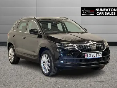 Second-hand Skoda Karoq SE L 150 CP (110 kW) 2021 Negru SUV