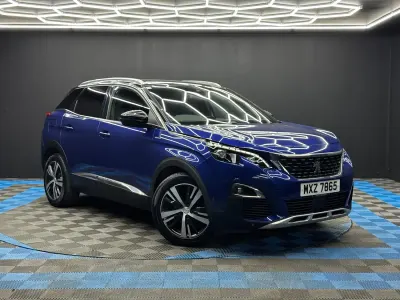Used Peugeot 3008 GT-line 130 HP (95 kW) 2018 Blue SUV