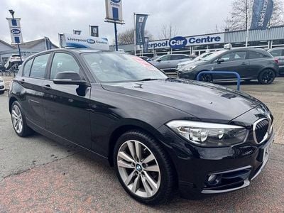Used BMW 118 Sport Line 150 HP (110 kW) 2019 Black Hatchback