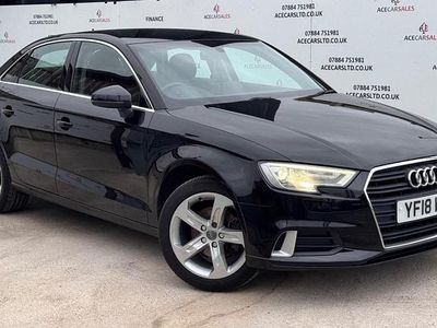 Used Audi A3 Sport 116 HP (85 kW) 2018 Black Sedan