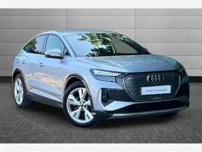 Used Audi Q4 e-tron S-Line 125 kW (170 HP) 2023 Silver SUV
