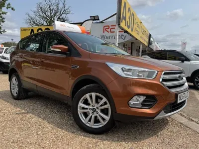Used Ford Kuga Zetec 120 HP (88 kW) 2017 Orange SUV