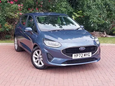 Used Ford Fiesta Trend 125 HP (91 kW) 2022 Blue Hatchback