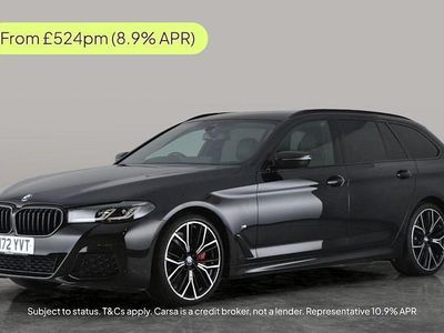 Black Used 2022 BMW 520 M Sport Estate | £29,665 (Fair price)
