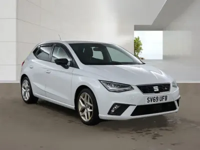 Used Seat Ibiza FR 95 HP (69 kW) 2019 White Hatchback