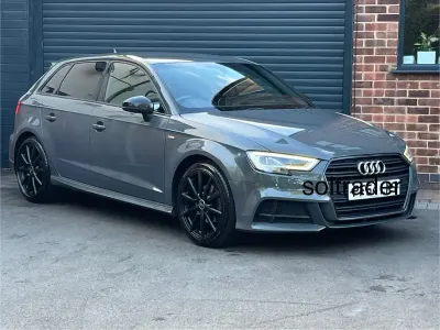 Used Audi A3 Black Edition 2018 Grey Sedan
