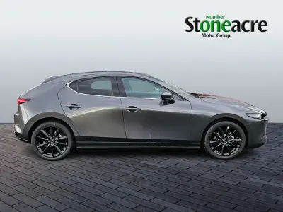 Begagnad Mazda 3 Exclusive-Line 183 HK (134 kW) 2025 Grå Halvkombi