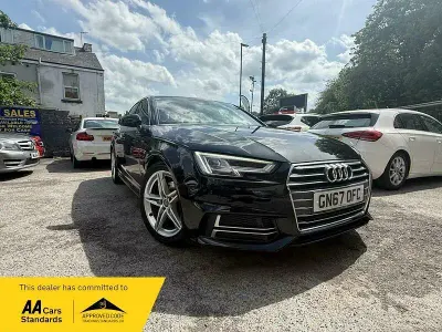Used Audi A4 S-Line 190 HP (139 kW) 2017 Black Sedan