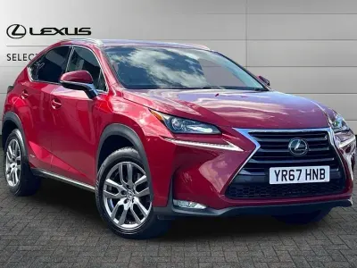 Used Lexus NX300h Luxury Line 194 HP (142 kW) 2017 Red SUV