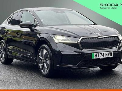 Black magic pearl effect Used 2025 Skoda Enyaq iV SUV | £29,260 (Fair price)