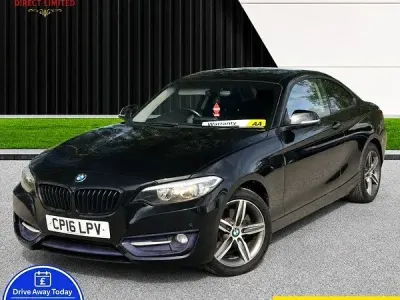 Used BMW 220 Sport Line 2016 Black Coupe