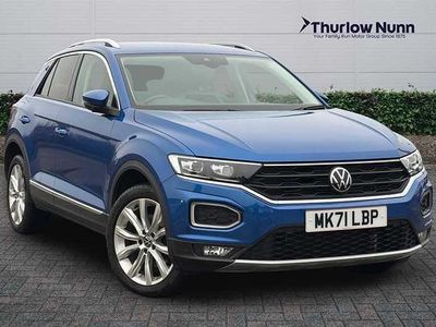Used VW T-Roc SEL 190 HP (139 kW) 2021 Blue SUV
